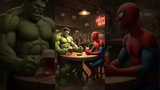 hulk or spiderman roasting #shorts #shortvideos #cartoon #hulk #spiderman #trending #cartoon #viral