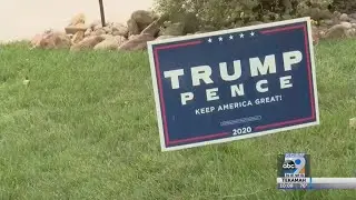 Video of woman stealing yard sign goes viral