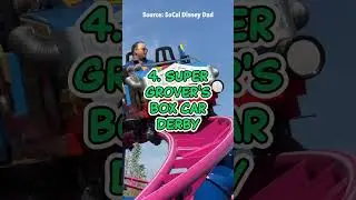 10 ЛУЧШИХ аттракционов в Sesame Place в Сан-Диего (2023) | #shorts #sesameplace #sandiego #themepark