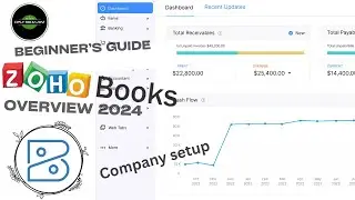 Learn Zoho Accounting with me | Deep down Overview 2024 | Zoho Company Setup ​⁠