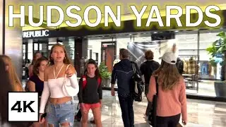 New York City Shopping Walk &middot; Hudson Yards &middot; 4K