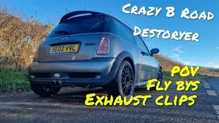 Безумный 205-сильный R53 Mini на дорогах категории B! - (ОБЗОР, ТОЧКА ЗРЕНИЯ, ПРОЛЕТ, ПРОВЕРКА ВЫПУСКА)