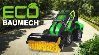 Новинка: Электрогидравлический мини-погрузчик BAUMECH ML-02 ECO I 0 ВЫБРОСОВ I СМЕННЫЙ АККУМУЛЯТОР