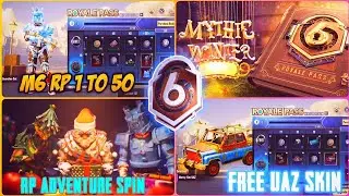 M6 ROYAL PASS 🔥1 TO 50 RP REWARDS LEAKS | PREMIUM CRATE OPENING 😍🤑 |