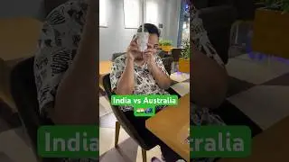 India vs Australia semi-final vibes ☕🎂🔥 | cricket fever at barista!