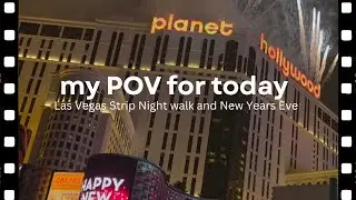 Las Vegas Strip Night Walk And New Years Eve 