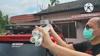 DIY awning kereta