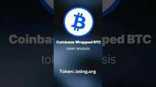 Coinbase Wrapped BTC token analysis #tokens #cryptocurrency #crypto #trading #wealth