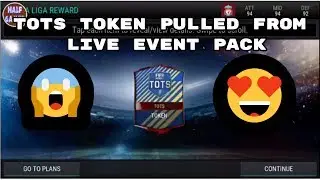 HOLY SHIT...!! TOTS TOKEN PULLED FROM LIVE EVENT PACK 😱 😱