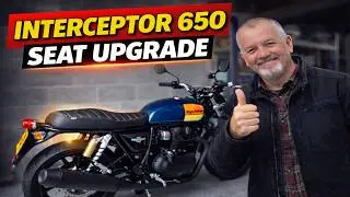 Interceptor 650 Comfort Upgrade! Fitting the Royal Enfield Touring Seat
