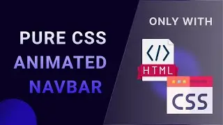 CSS Navigation Bar Hover Effects 😎 | HTML & CSS Only | CSS Hover Animation ❤️