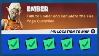 Complete Quests from EMBER, Fortnite Season 8 Punchcard.