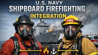 Shocking Warship On Fire: Watch How US NAVY Firefighters Puts It Out 