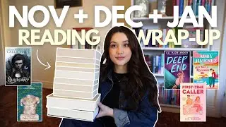 let's talk about the 20 books i read in November, December & January 📚🎀 (reading wrap up)