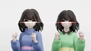 MMD Undertale Ninja Re Bang Bang