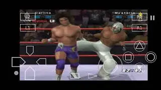 CARLITO VS REY MESTERIO || LAST MAN STANDING MATCH #wwe #rawvssmackdown #pnwgaming #wweps2