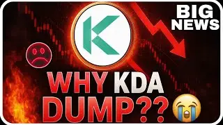 Сегодня Kda Coin упал на 50% 😭 &mdash; Почему? Новое обновление Kadena Coin | Анализ рынка криптовалют Kda