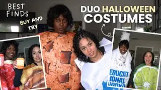 Sister Duo Halloween Costume Try-On | Funny + Cute Outfit Ideas!🎃😂