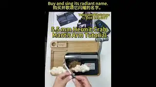 Master the 5.5 Hermit Crab Mantis ArmA Step-by-Step Tutorial #diy #greatcigarandpipeshow #wood #news