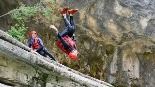 Aqua Rando Jump dans les gorges du verdon - session back flip @GoPro