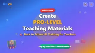How to Create Beautiful Professional Academic Documents with AI: Back to School with BibCit (PART 1)
