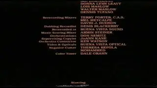 Homeward Bound: The Incredible Journey: VHS UK: Closing (1994)