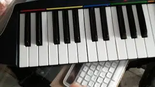 Testing Dreamcast MIDI adapter with Otoire and Rock Band 3 Keyboard
