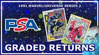 PSA Graded Hologram Reveal: 1991 Marvel Universe Series 2 Cards - Spider-Man, Wolverine, and More!