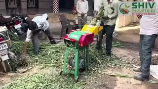 2hp chaff cutter machine shiv industries jasdan