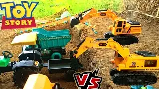 Remote control JCB Volvo truck Mahindra tractor alnt  😱 kids for new toy