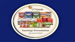 LT FOODS LTD  Investor Presentation for Sept 2018 results