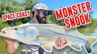 Big Snook on Floridas Space Coast! Inshore Fishing with Artificial Lures