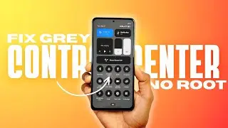 Remove Grey Control Center from Xiaomi Phones 📈 Without ROOT