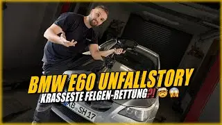 Felge Bordsteinschaden danach WIE NEU! Die krasseste Felgen Rettung BMW E60 Unfallstory!