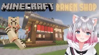 【MINECRAFT】Building A Japanese Ramen Shop!