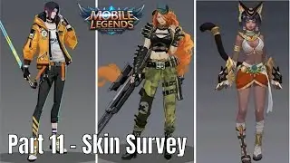 Part 11 - Upcoming and Skin Survey Lesley, Ling, Wanwan, Johnson | Mobile Legends