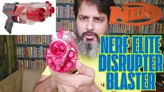 Nerf Disruptor Elite Toy Blaster,6-Dart Rotating Drum