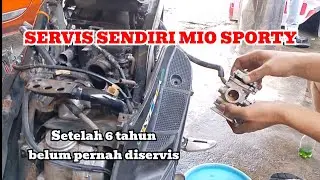 Bongkar Pasang Karburator Mio Sporty || Performa Kembali Nendang!