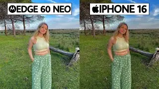 Motorola Edge 60 Neo vs iPhone 16 Camera Test Comparison 