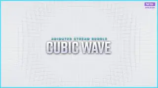 Sleek and Modern Cubic Wave Twitch Overlay Bundle - Get Yours Now!