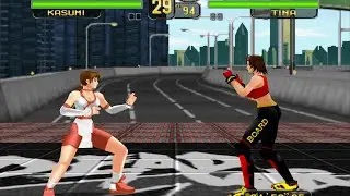 Kasumi Vs Tina Armstrong in a classic Dead or Alive fight stylized in Dead or Alive 5 Remake!
