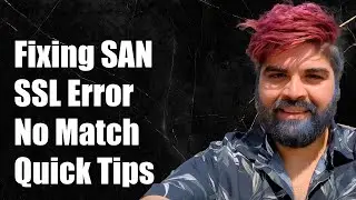 Fixing Subject Alternative Name Missing & ERR_SSL_VERSION_OR_CIPHER_MISMATCH