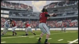 NCAA Football 14 Maryland Vs. Navy - Full Game - No Commentary