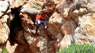 Climbing Right Wall (6a) - San Vito Lo Capo, Sicily