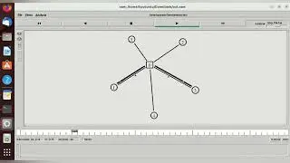 Star Topology using ns2 simulator