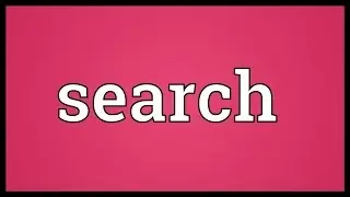 Search Meaning