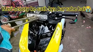 Finally number plate aa gai 🥳#newscooter #tvseries #tvsntorq150 #vlog2026 #youtube 