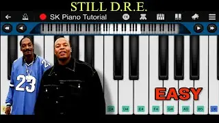 Still D.R.E. - Dr. Dre ft. Snoop Dogg | EASY Piano Tutorial | Perfect Piano