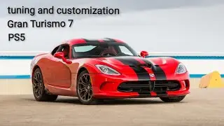 Gran Turismo 7 - PS5 - tuning and customization Dodge Viper GTS 13'