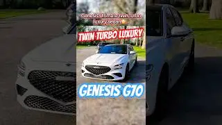 Twin Turbo Genesis Sleeper. Genesis G70. #turbo #genesis #luxurycar #twinturbo #g70 #carreview #cars